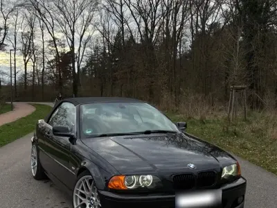 Gebraucht BMW 323 Cabriolet 170 PS (125 kW) 2000 Schwarz Cabrio