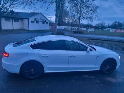 Weiß Gebraucht 2015 Audi A5 Sportback S-Line Kleinwagen | 12.700 € (Teuer)