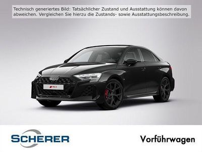 Mythosschwarz metallic Gebraucht 2025 Audi RS3 Ambiente Limousine | 73.970 € (Teuer)