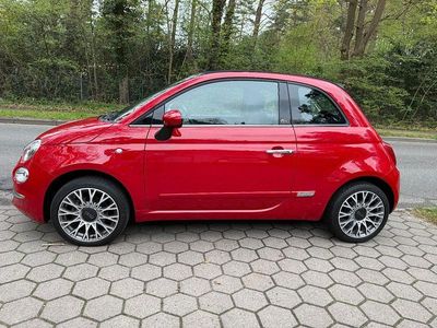 Second-hand Fiat 500C Lounge 69 CP (50 kW) 2017 Roșu Cabrio