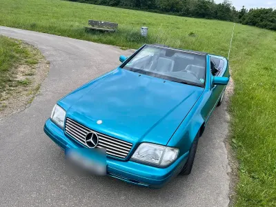 Gebraucht Mercedes SL280 194 PS (142 kW) 1996 Grün Cabrio