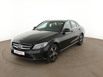 Gebraucht Mercedes C160 AMG line 2020 Schwarz Coupé