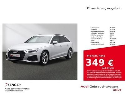 Gebraucht Audi A4 S-Line 265 PS (194 kW) 2023 Gletscherweiß metallic Kombi
