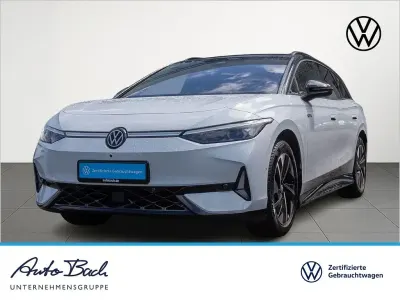 Gebraucht VW ID.7 GTX 250 kW (340 PS) 2025 Gletscherweiß metallic/schwarz Kombi