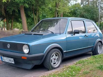 Brugt VW Golf I 71 HK (52 kW) 1981 Blå Hatchback