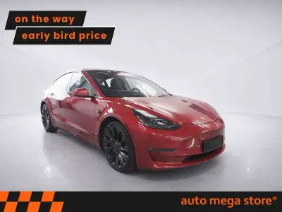 Occasion Tesla Model 3 Performance 392 kW (534 PK) 2022 Rood Sedan
