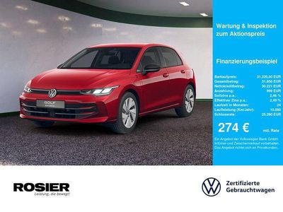 Brugt VW Golf VIII Goal 150 HK (110 kW) 2025 Rød Sedan