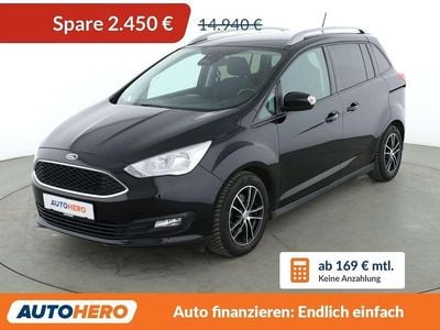 Gebraucht Ford Grand C-Max Trend 125 PS (91 kW) 2019 Shadow black Van / Kleinbus
