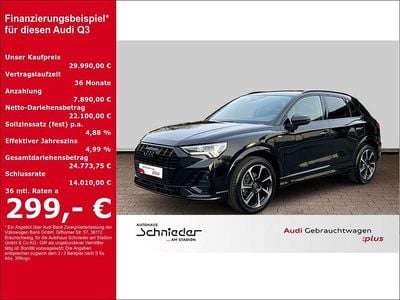 Gebraucht Audi Q3 S-Line 150 PS (110 kW) 2022 Schwarz SUV
