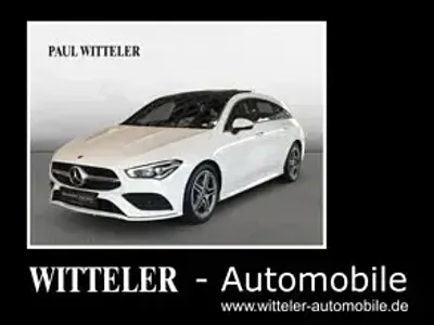 Gebraucht Mercedes CLA200 Shooting Brake AMG line 163 PS (119 kW) 2023 Unilack polarweiß Kombi