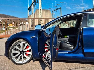 Gebraucht Tesla Model 3 Performance 359 kW (489 PS) 2019 Blau Limousine