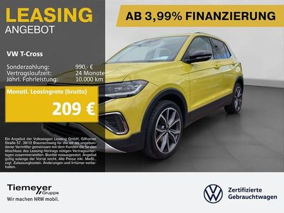 Gelb Gebraucht 2024 VW T-Cross Style SUV | 23.970 € (Fairer Preis)