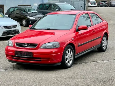 Gebraucht Opel Astra Njoy 84 PS (61 kW) 2003 Rot Limousine