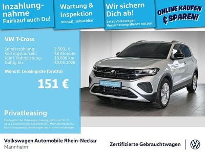 Gebraucht VW T-Cross Goal 116 PS (85 kW) 2025 Silber SUV