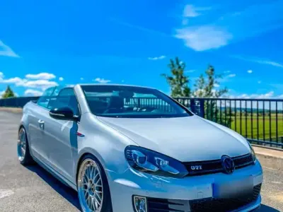 Gebraucht VW Golf Cabriolet GTI 211 PS (155 kW) 2014 Weiß Cabrio