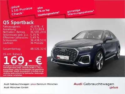 Gebraucht Audi Q5 Sportback Ambiente 286 PS (210 kW) 2023 Blau SUV