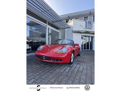Second-hand Porsche Boxster 204 CP (150 kW) 1998 Roșu Cabrio