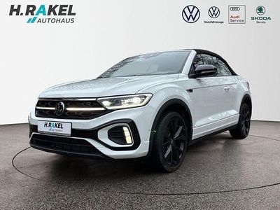 Gebraucht VW T-Roc Cabriolet R-line 150 PS (110 kW) 2022 Weiß Cabrio