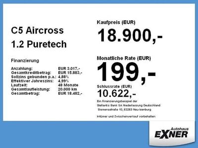 Gebraucht Citroën C5 Aircross Feel 131 PS (96 kW) 2023 Banquise weiss SUV