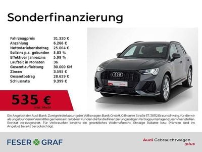 Gebraucht Audi Q3 S-Line 150 PS (110 kW) 2023 Daytonagrau perleffekt SUV