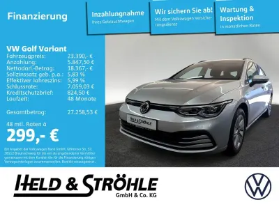 Gebraucht VW Golf VIII Life 131 PS (96 kW) 2024 Reflexsilber metallic (metallic) Kombi