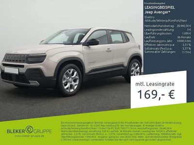 Gebraucht Jeep Avenger EV Altitude 114 kW (156 PS) 2025 Stonegrey SUV