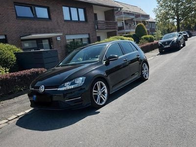 Brugt VW Golf VII R-line 125 HK (91 kW) 2017 Sort Sedan