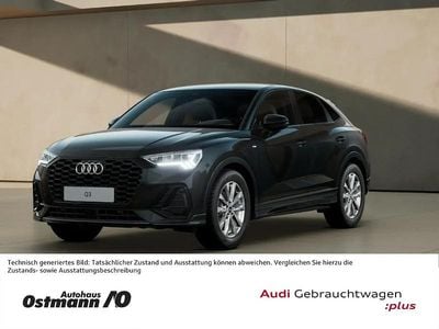 Gebraucht Audi Q3 Sportback S-Line 150 PS (110 kW) 2025 Mythosschwarz metallic SUV