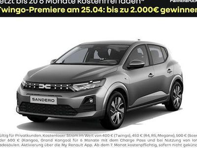 Ny Dacia Sandero Expression 122 HK (89 kW) 2026 Grå Sedan