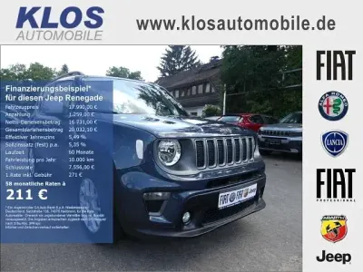 Gebraucht Jeep Renegade Limited 120 PS (88 kW) 2022 Blau SUV