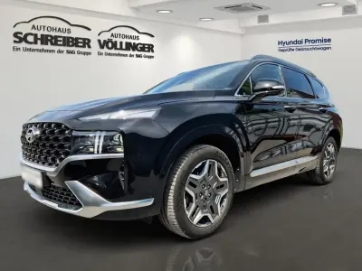 Gebraucht Hyundai Santa Fe Signature 265 PS (194 kW) 2022 Abyss black / mic SUV