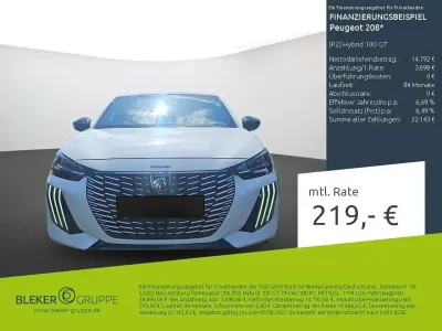Gebraucht Peugeot 208 GT 101 PS (74 kW) 2024 Lack weiss banquise/typ aussen Kleinwagen