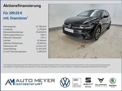 Gebraucht VW Polo Move 95 PS (69 kW) 2024 Schwarz Kleinwagen