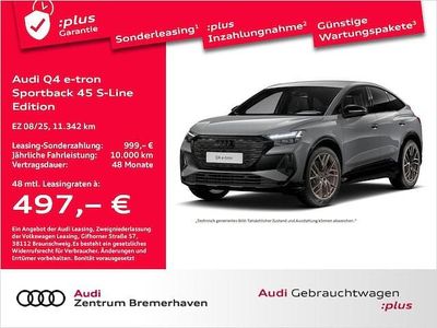 Usata Audi Q4 Sportback e-tron S-Line 210 kW (286 CV) 2025 Grigio SUV