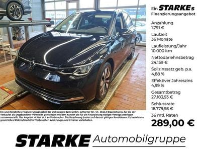 Gebraucht VW Golf VIII Move 150 PS (110 kW) 2024 Deep black perleffekt Limousine