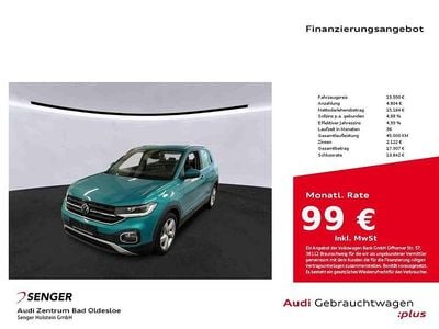 Gebraucht VW T-Cross Style 110 PS (80 kW) 2022 Blau SUV