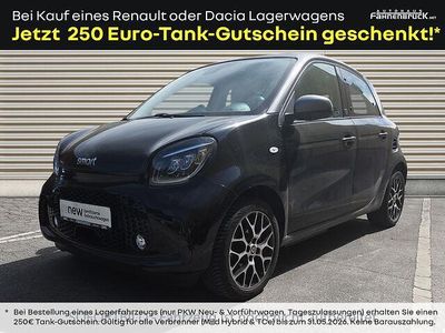 Brugt Smart ForFour Electric Drive Prime 60 kW (82 HK) 2020 Sort