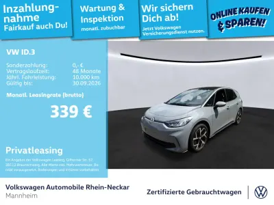 Gebraucht VW ID.3 Pro 150 kW (204 PS) 2024 Grau Kleinwagen