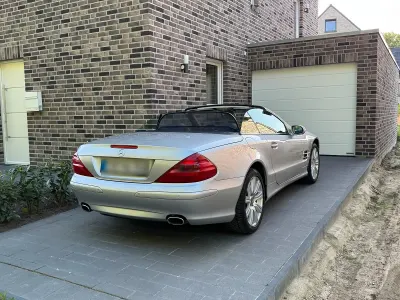 Brugt Mercedes SL350 245 HK (180 kW) 2003 Sølv Cabriolet