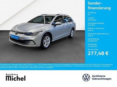 Silber Gebraucht 2022 VW Golf VIII Life Kombi | 22.730 € (Guter Preis)