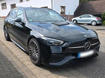 Gebraucht Mercedes C220 AMG line 200 PS (147 kW) 2022 Schwarz Kombi