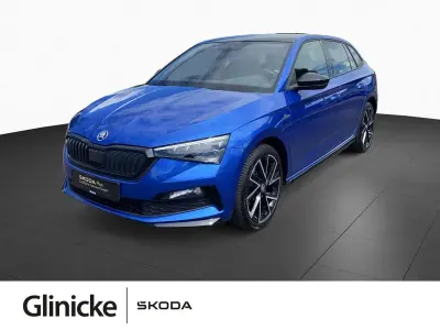 Gebraucht Skoda Scala Monte Carlo 110 PS (80 kW) 2021 Raceblau metallic Kleinwagen