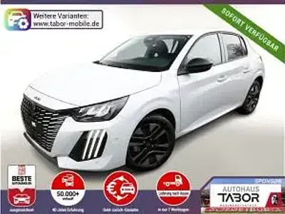 Neu Peugeot 208 Allure 101 PS (74 kW) 2025 Weiß metallic Kleinwagen