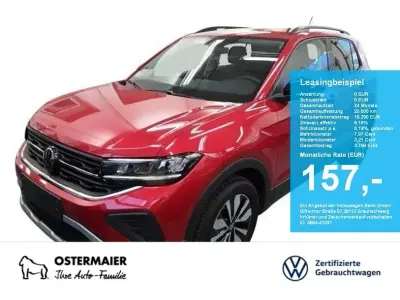 Brugt VW T-Cross Goal 95 HK (69 kW) 2024 Rød SUV