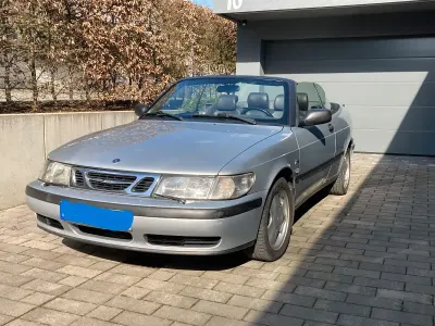 Używany Saab 9-3 Cabriolet 131 KM (96 kW) 1998 Srebrny Kabriolet