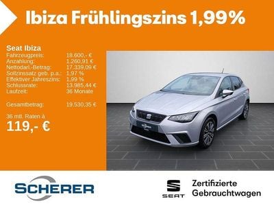Gebraucht Seat Ibiza Style 116 PS (85 kW) 2024 Urban silber metallic Kleinwagen