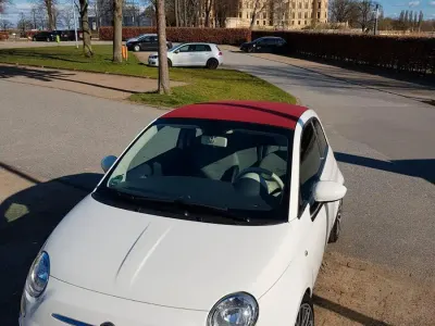 Gebraucht Fiat 500 Lounge 100 PS (73 kW) 2009 Weiß Cabrio