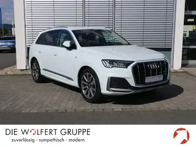 Gebraucht Audi Q7 S-Line 286 PS (210 kW) 2021 Gletscherweiß metallic SUV
