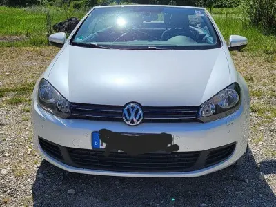 Gebraucht VW Golf Cabriolet 105 PS (77 kW) 2014 Weiß Cabrio