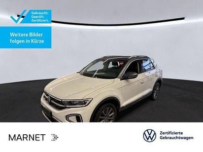 Gebraucht VW T-Roc Style 150 PS (110 kW) 2023 Pure white/indiumgrau metallic SUV